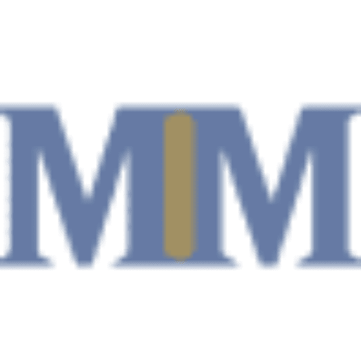 MIM logo with a gold bar.